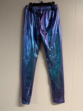 Lola & the Boys Purple Shimmer Leggings, size 12